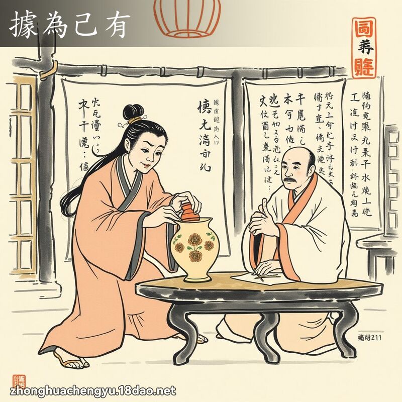 據為己有 配图
