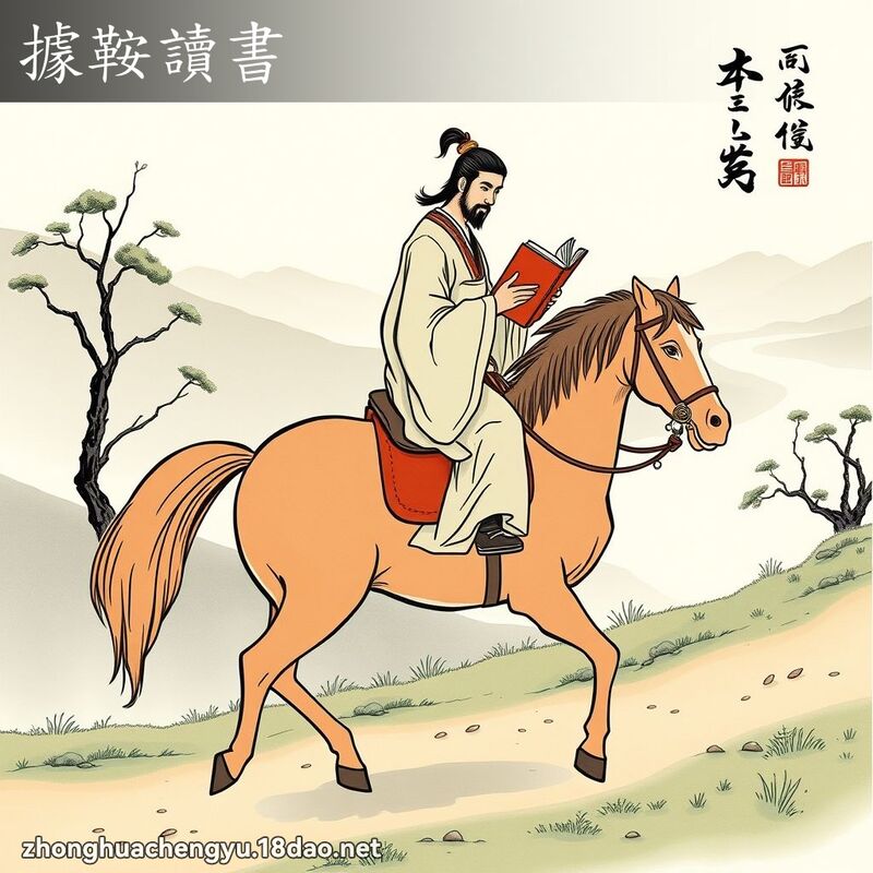 據鞍讀書 配图