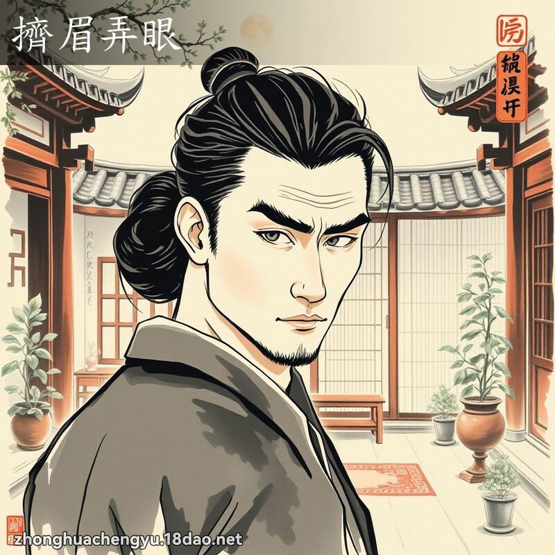 擠眉弄眼 配图