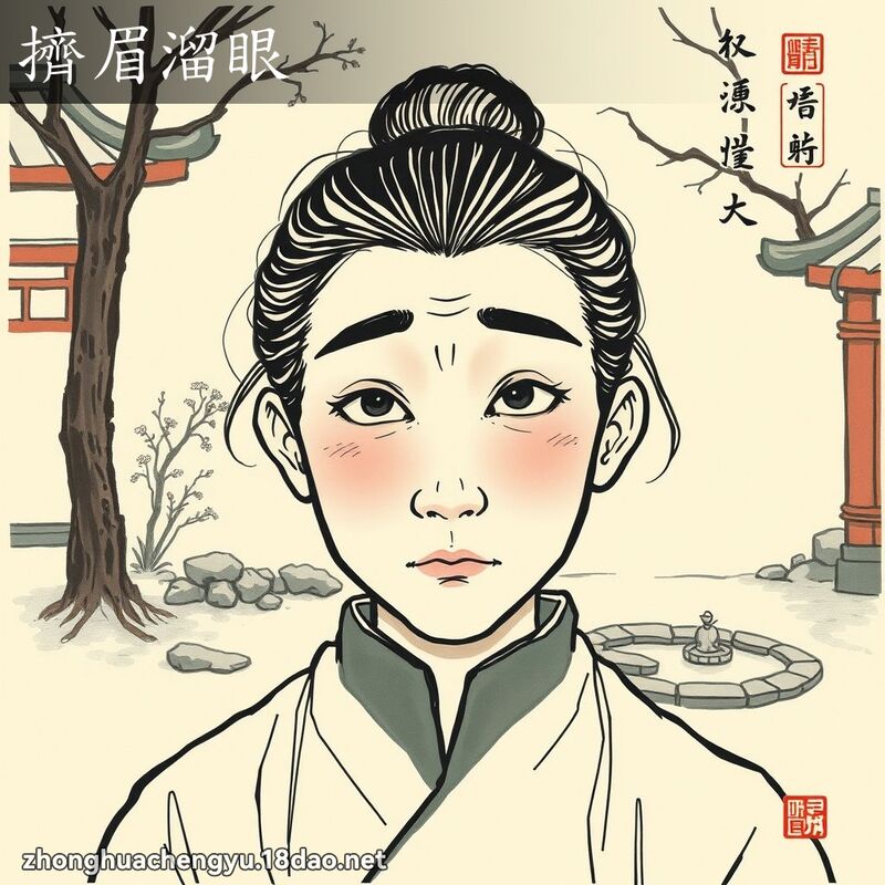 擠眉溜眼 配图