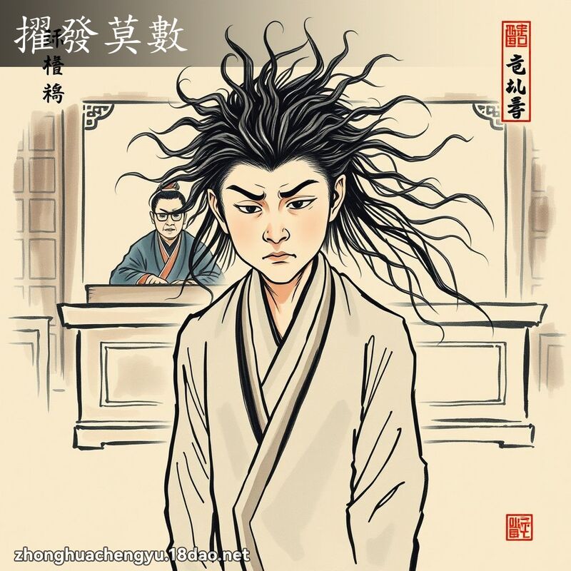 擢發莫數 配图