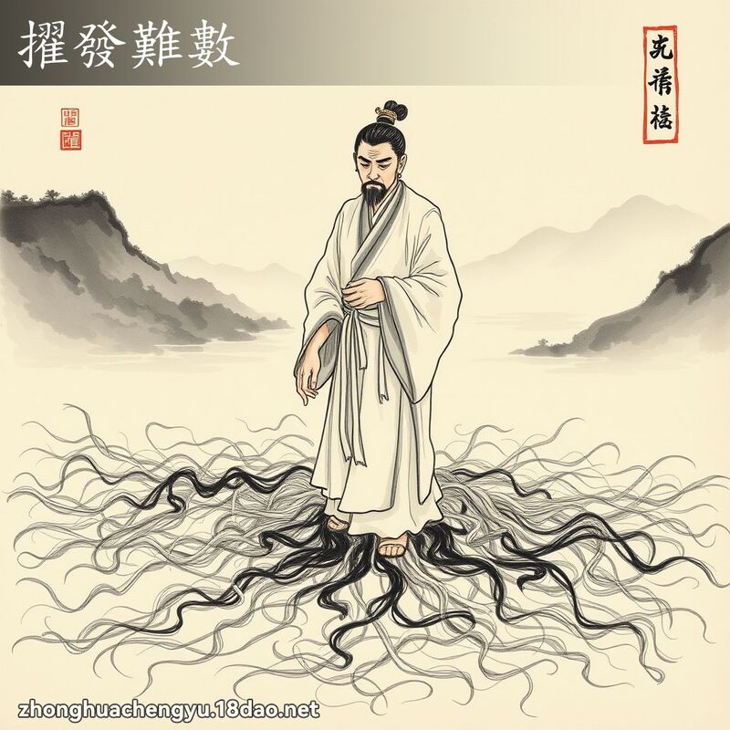 擢發難數 配图