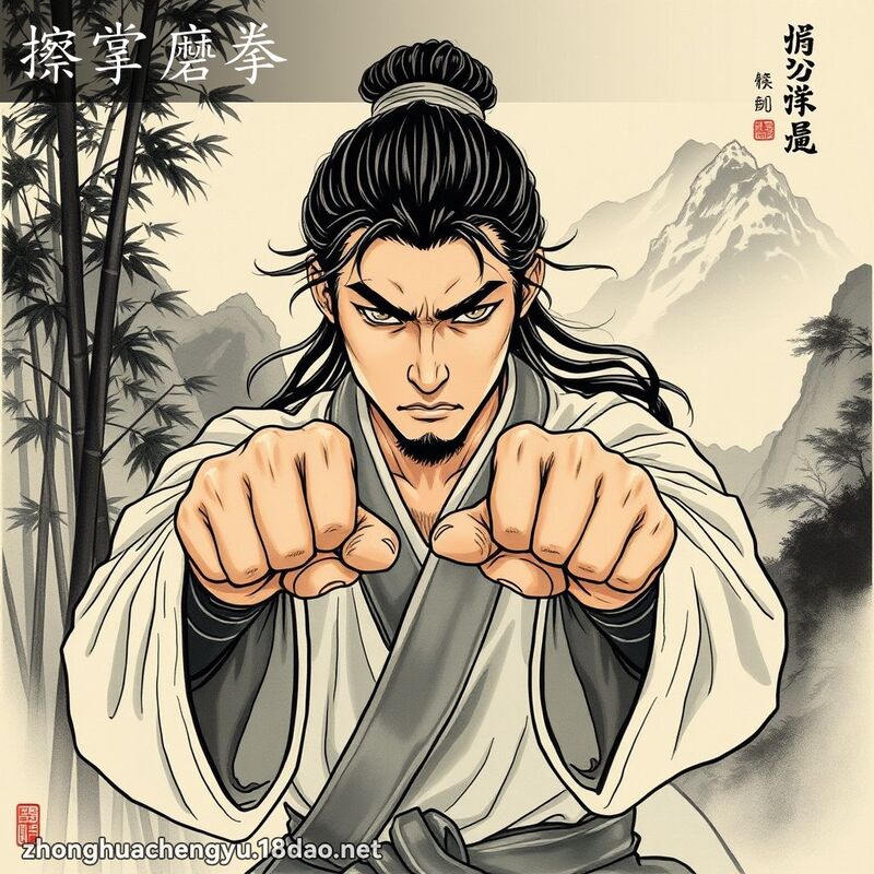 擦掌磨拳 配图