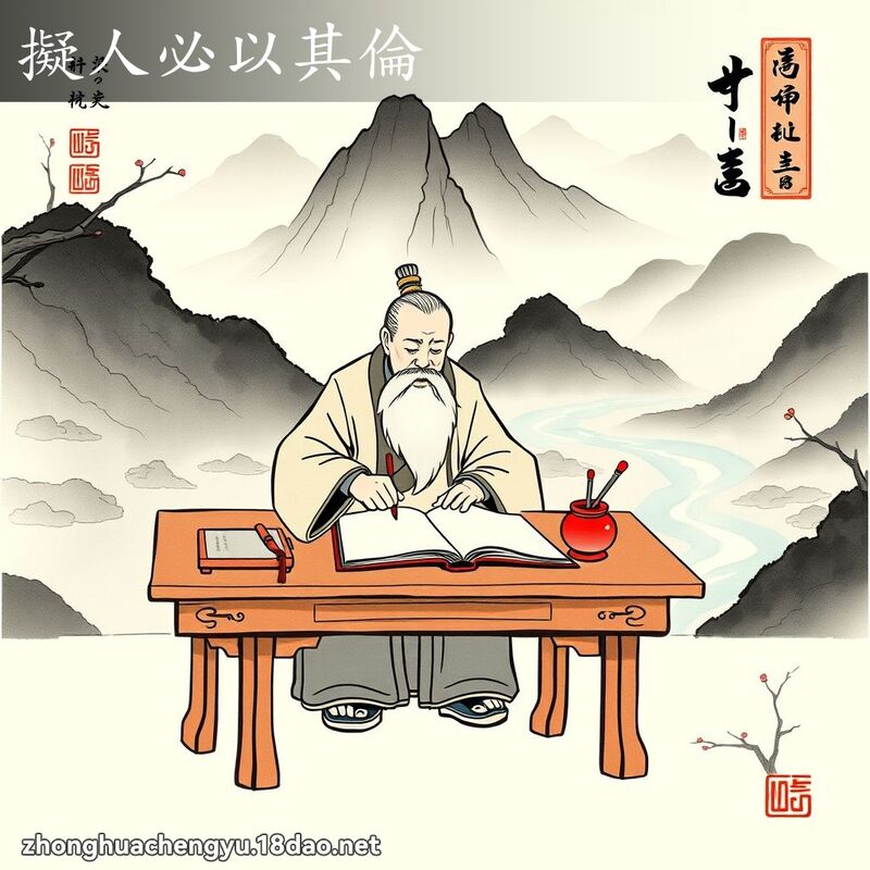 擬人必以其倫 配图