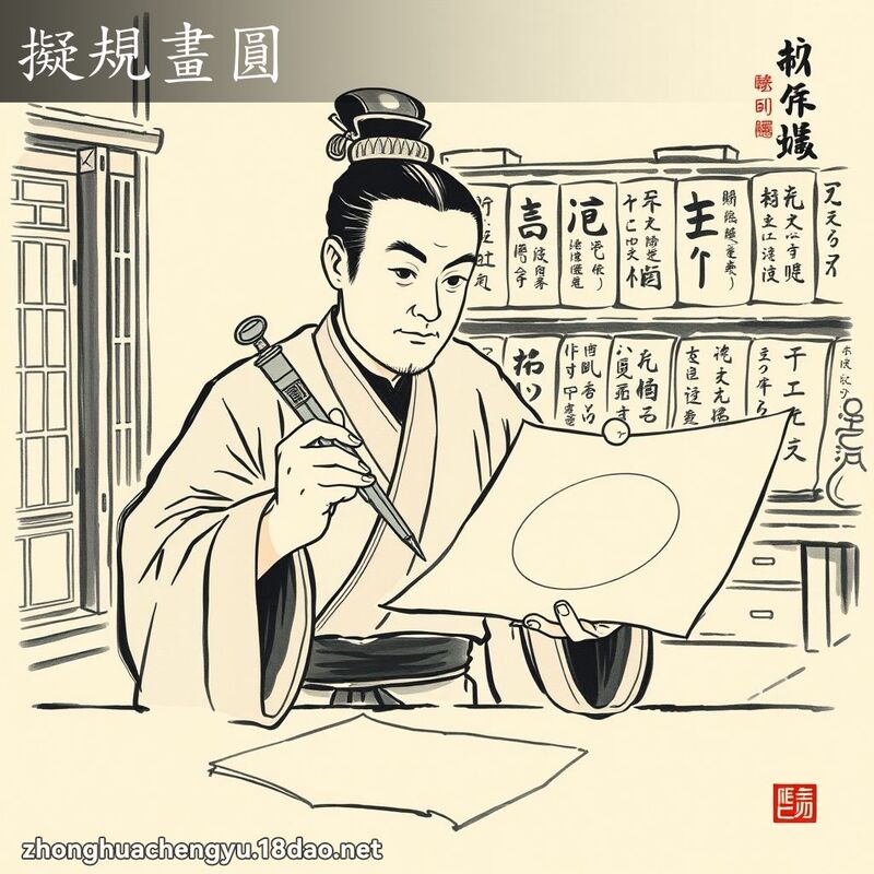 擬規畫圓 配图