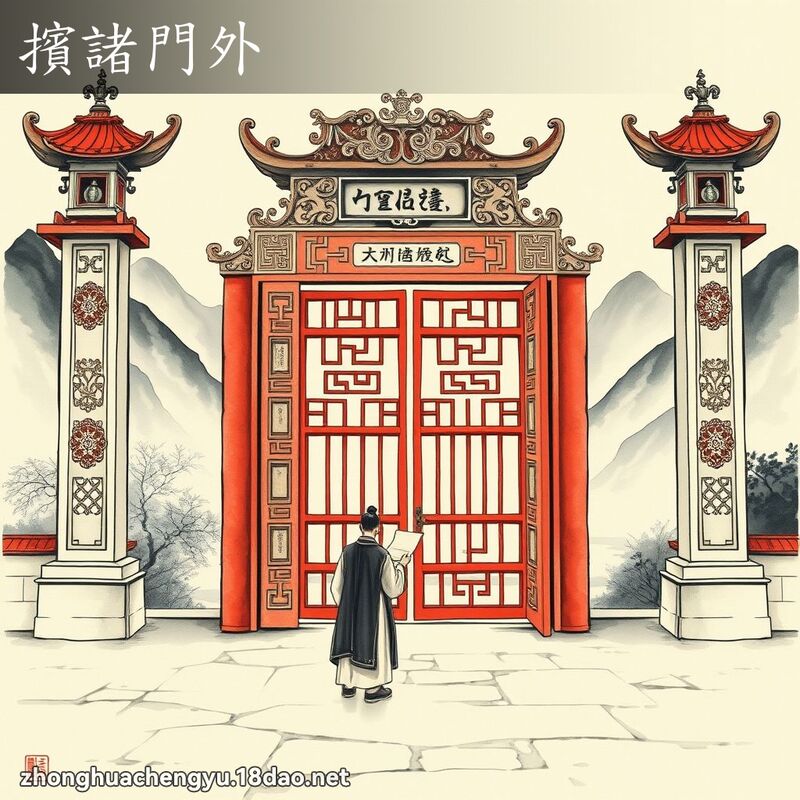 擯諸門外 配图