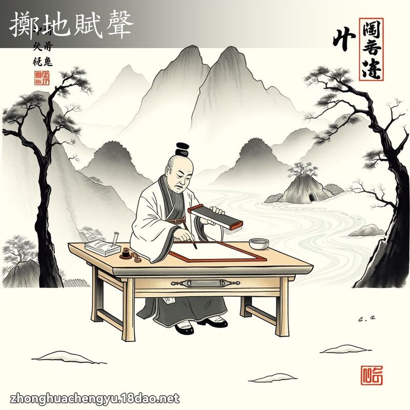 擲地賦聲 配图