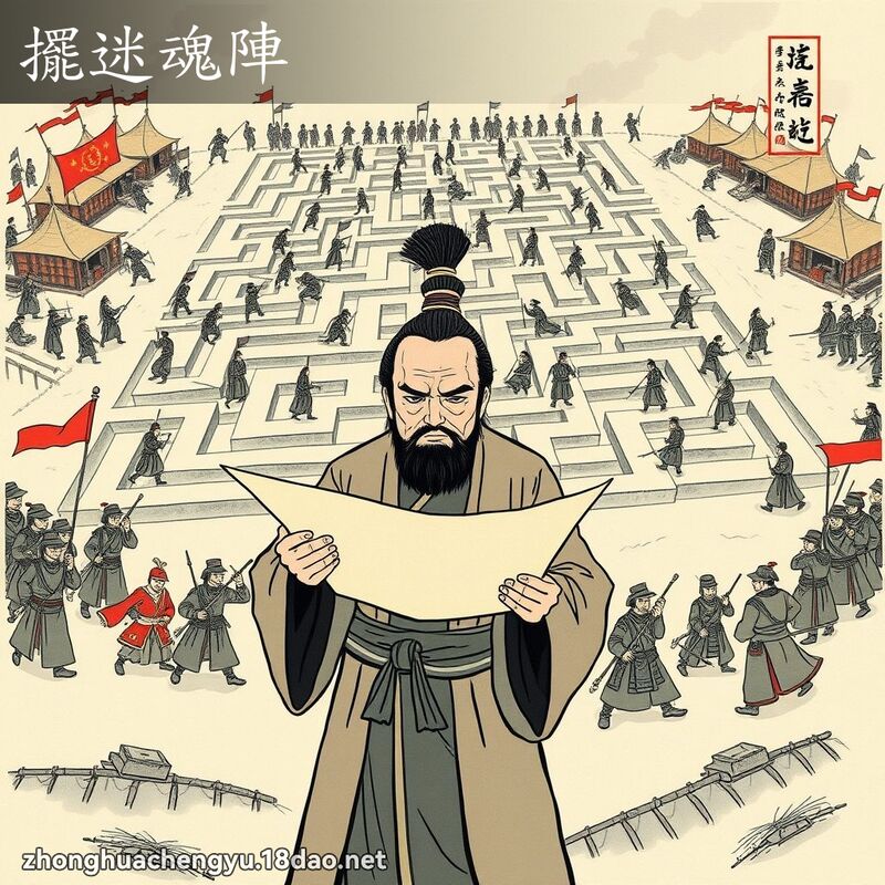 擺迷魂陣 配图
