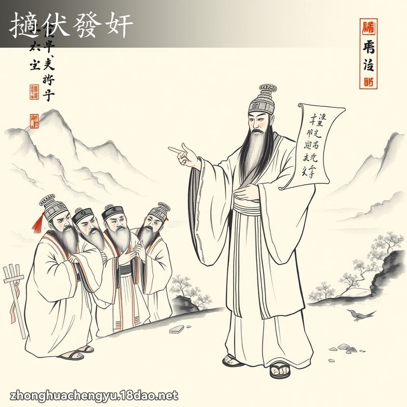 擿伏發奸 配图