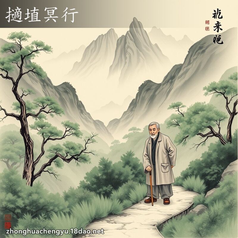 擿埴冥行 配图