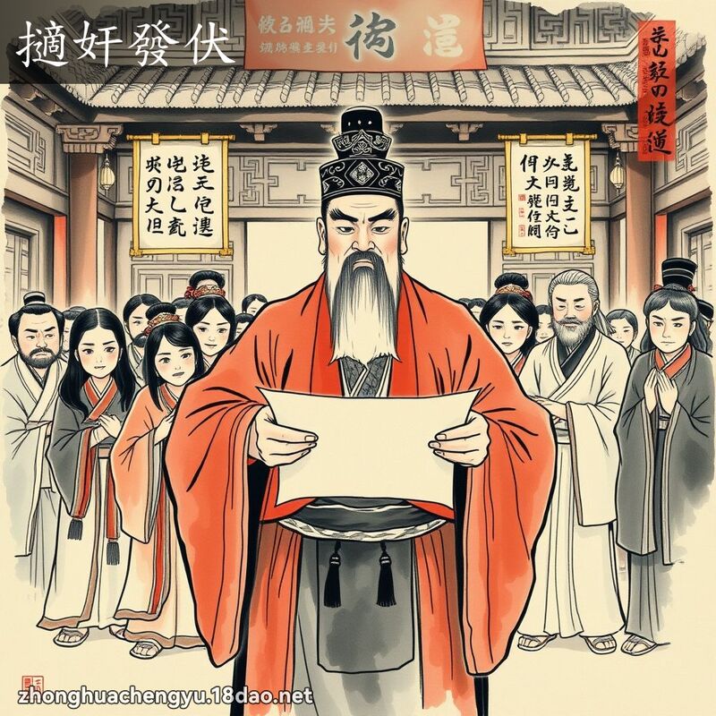 擿奸發伏 配图