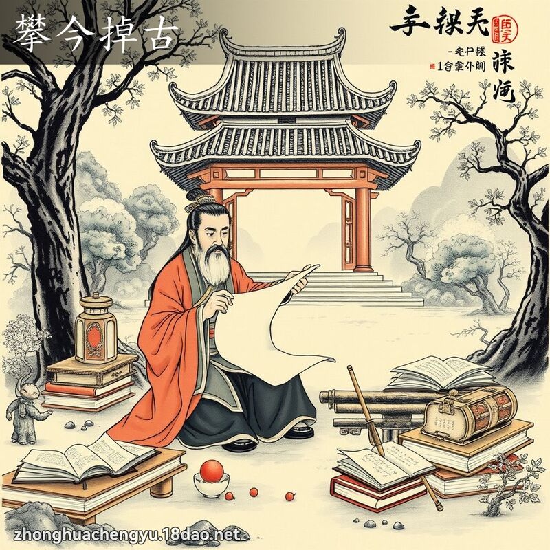攀今掉古 配图