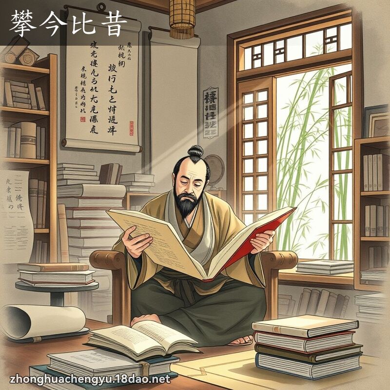 攀今比昔 配图