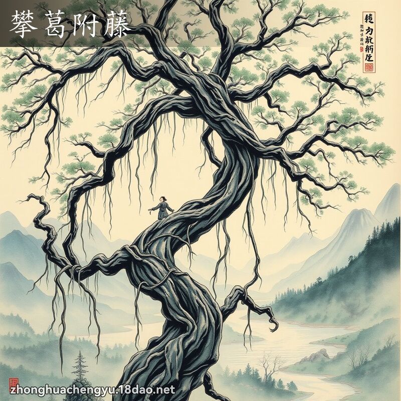 攀葛附藤 配图
