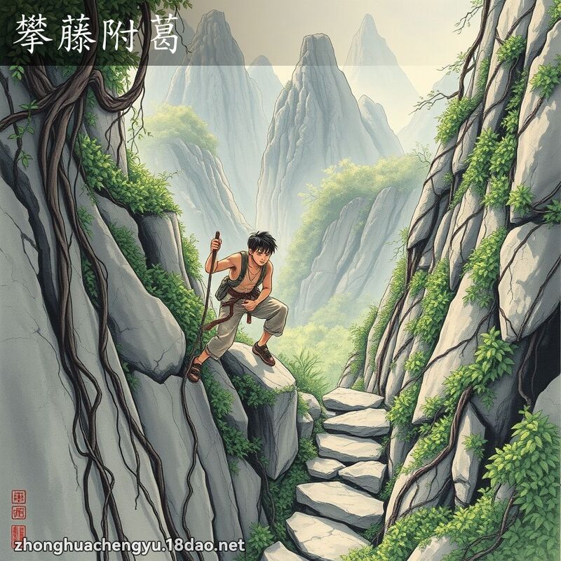 攀藤附葛 配图