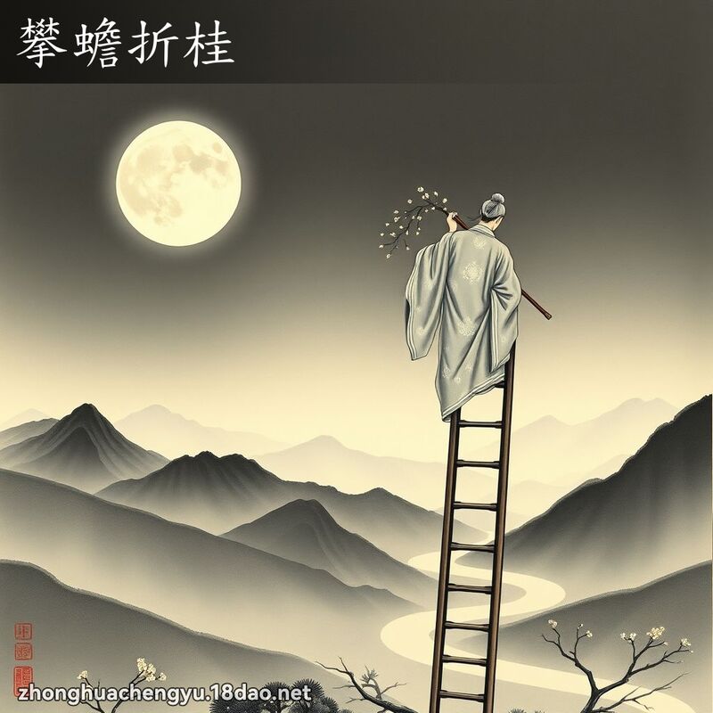 攀蟾折桂 配图