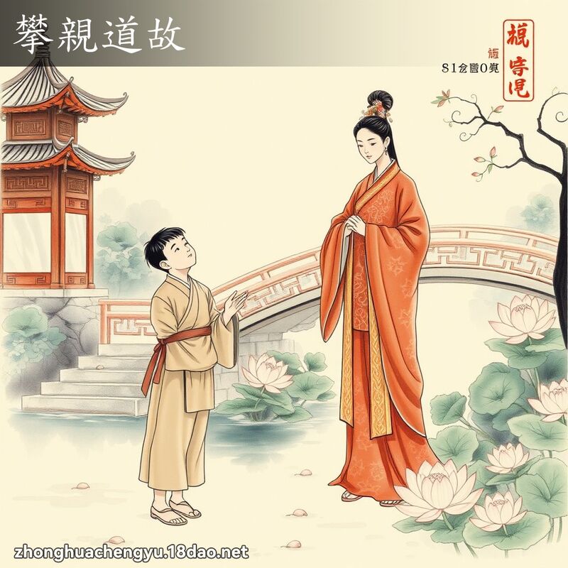 攀親道故 配图