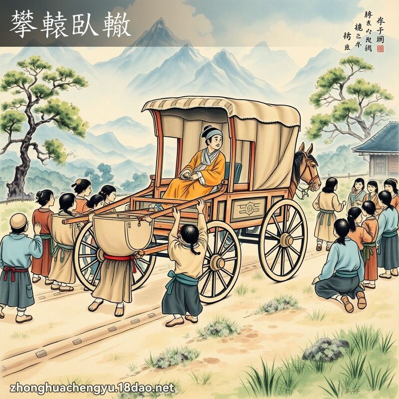 攀轅臥轍 配图