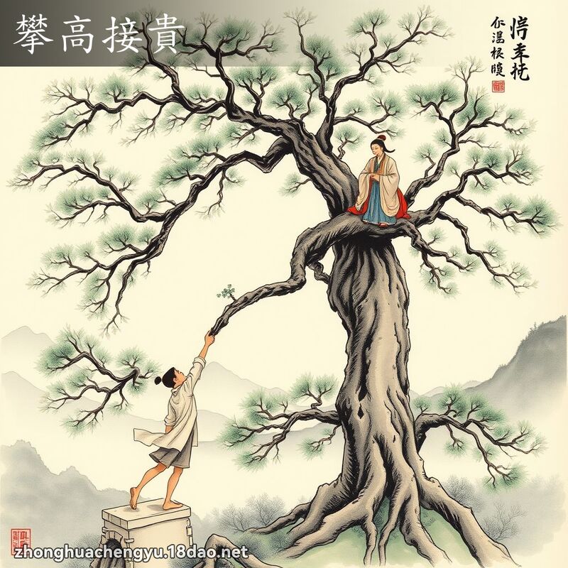 攀高接貴 配图
