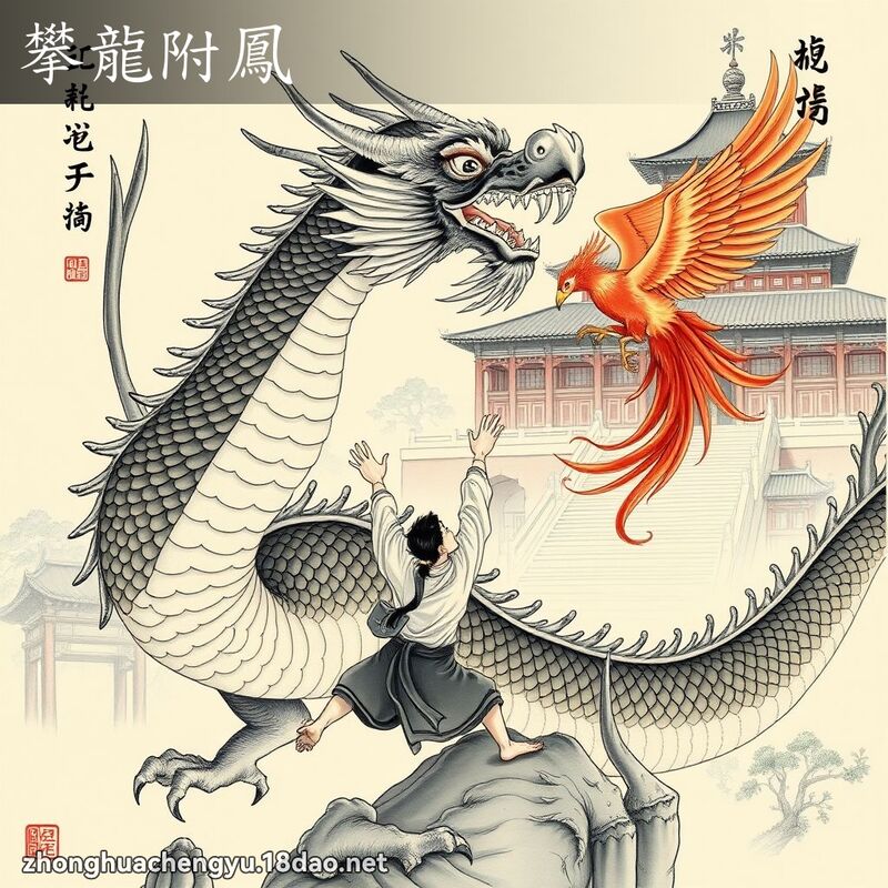 攀龍附鳳 配图