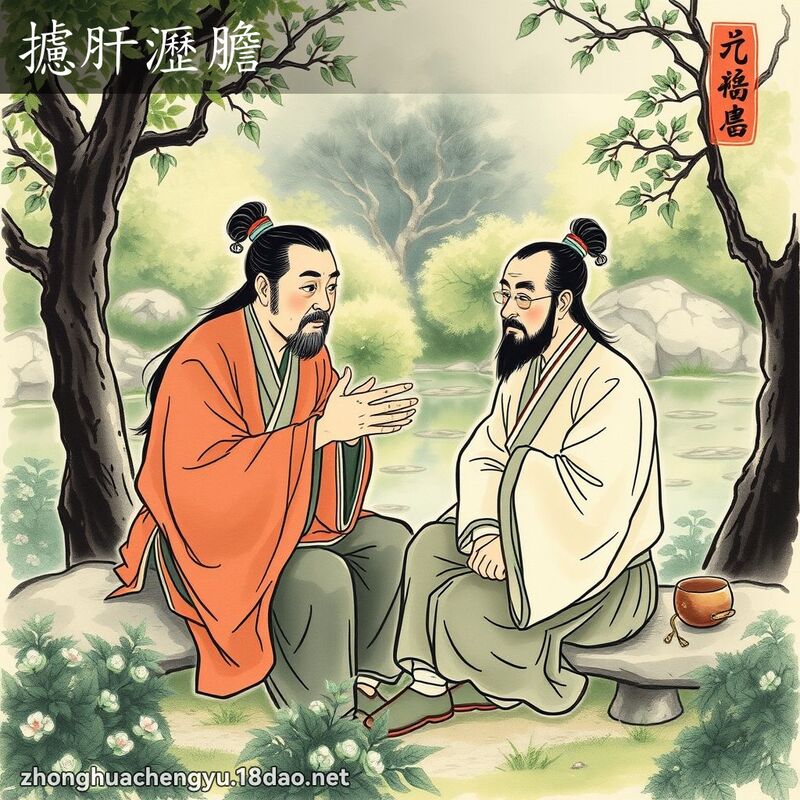 攄肝瀝膽 配图