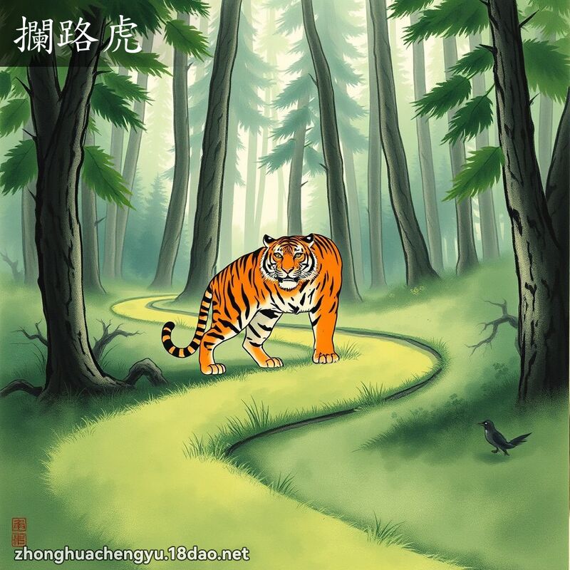 攔路虎 配图