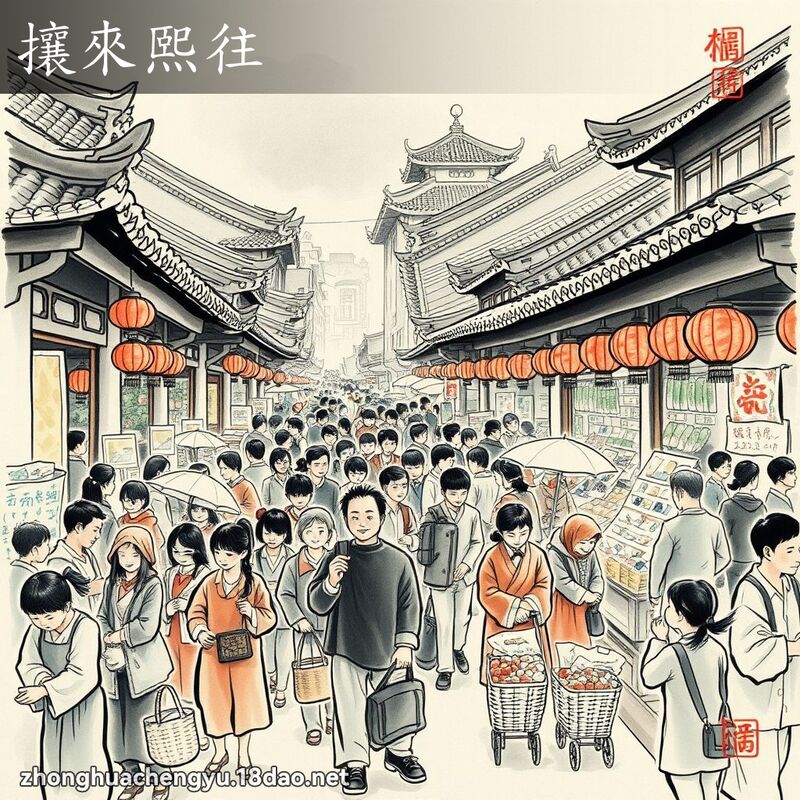 攘來熙往 配图