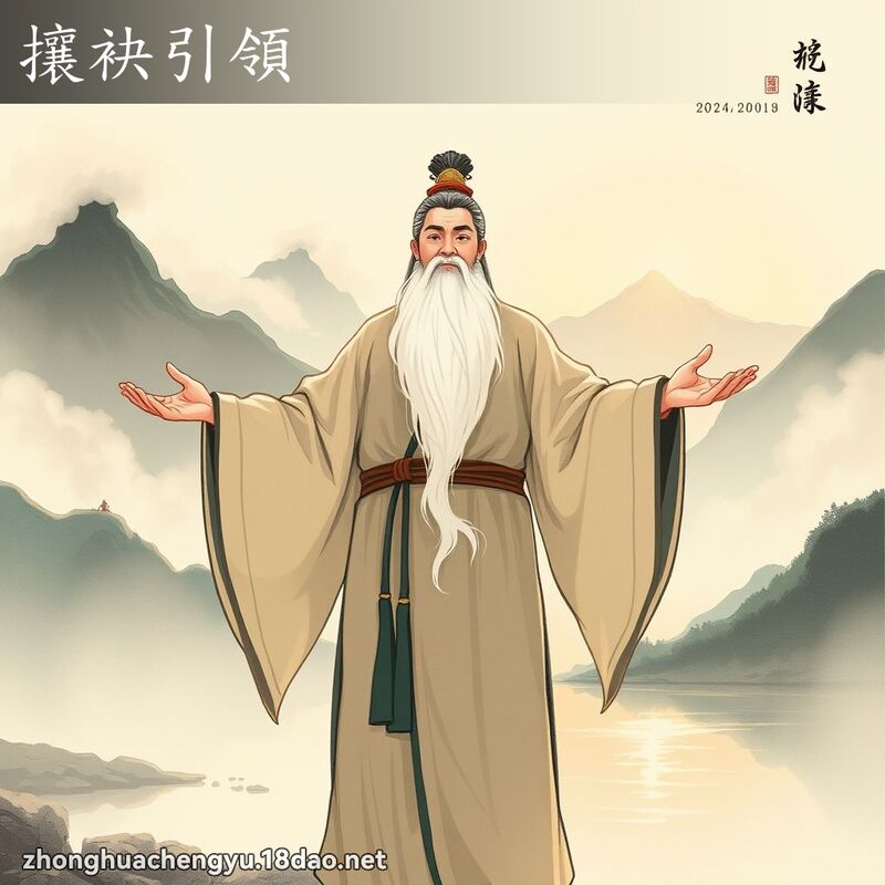 攘袂引領 配图