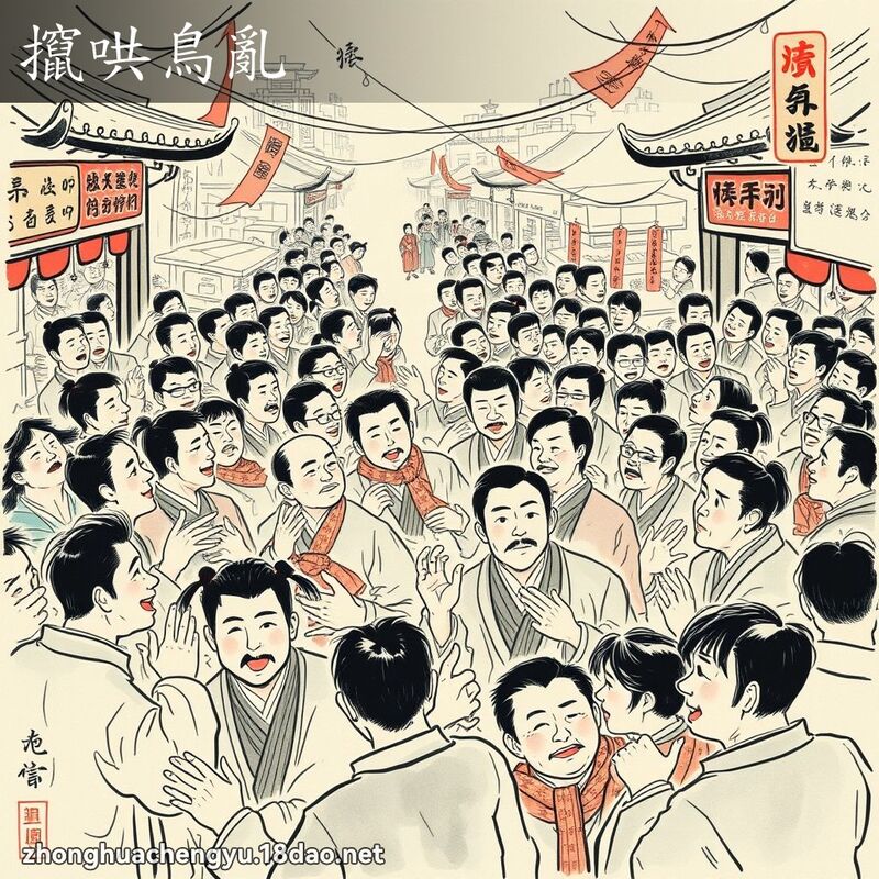 攛哄鳥亂 配图