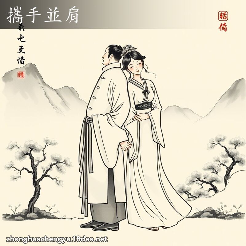 攜手並肩 配图