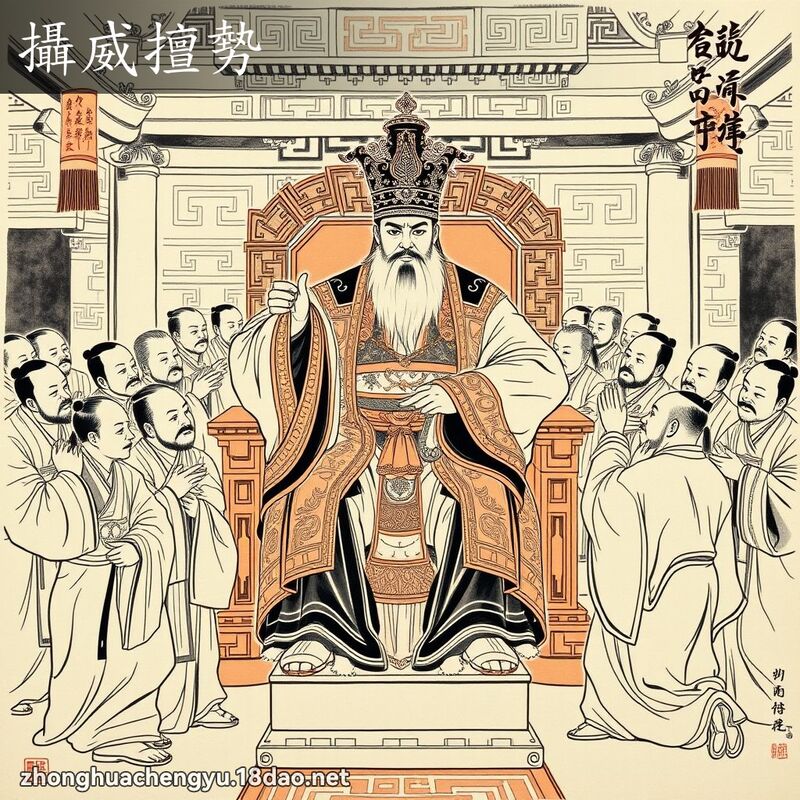 攝威擅勢 配图