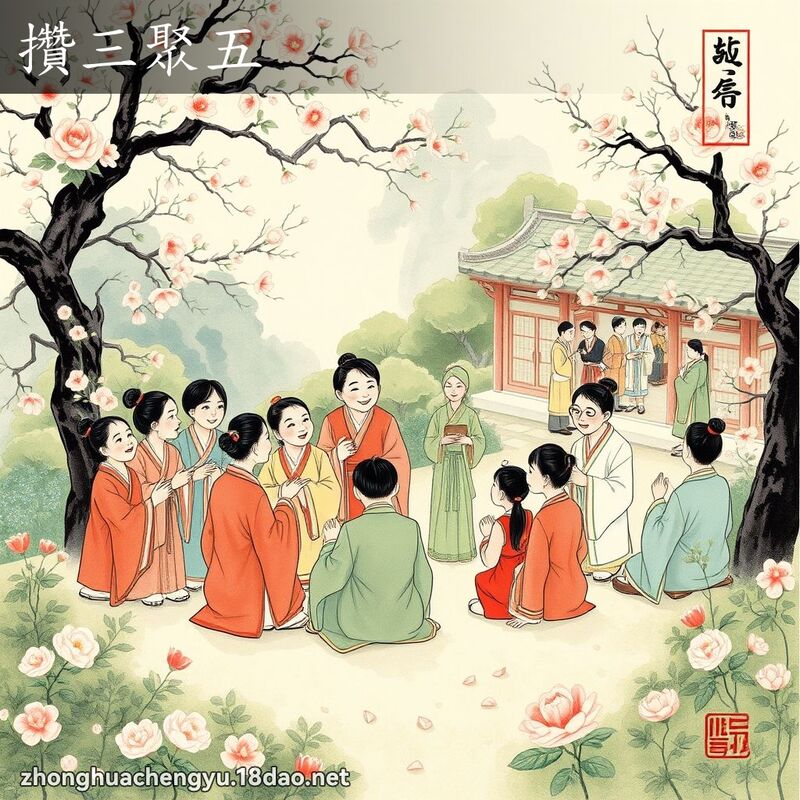 攢三聚五 配图