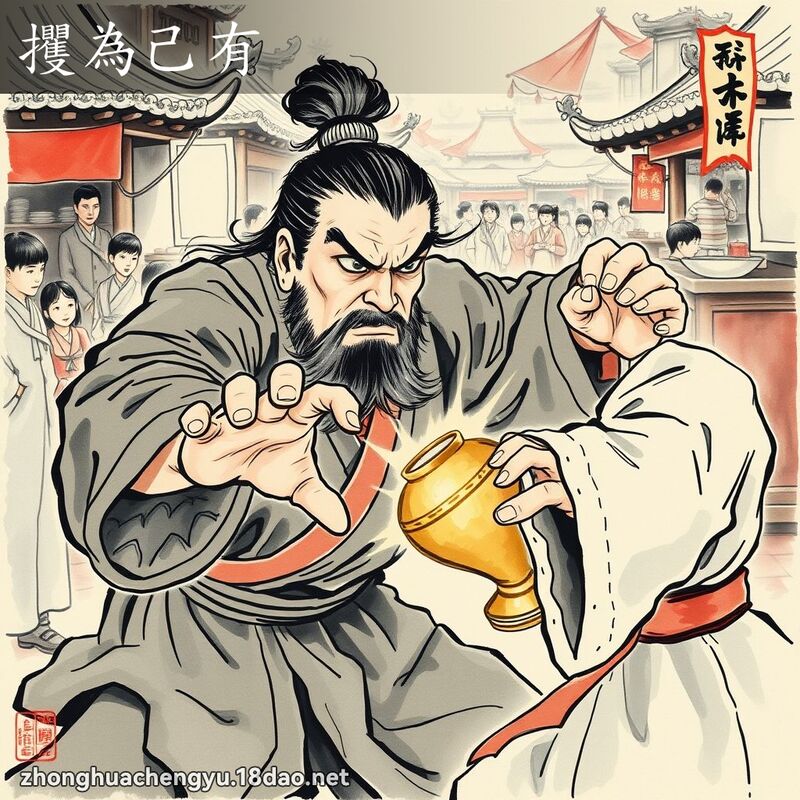 攫為己有 配图