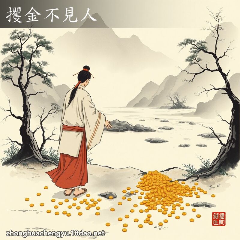 攫金不見人 配图