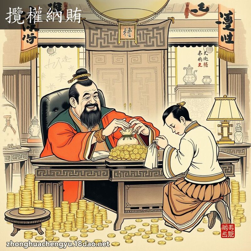 攬權納賄 配图