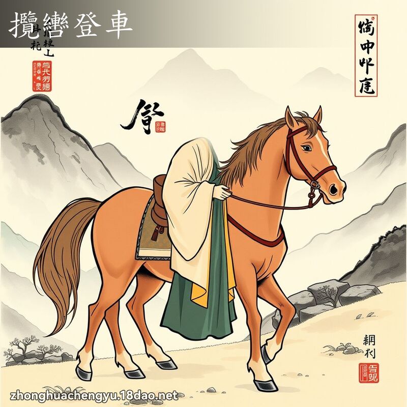 攬轡登車 配图