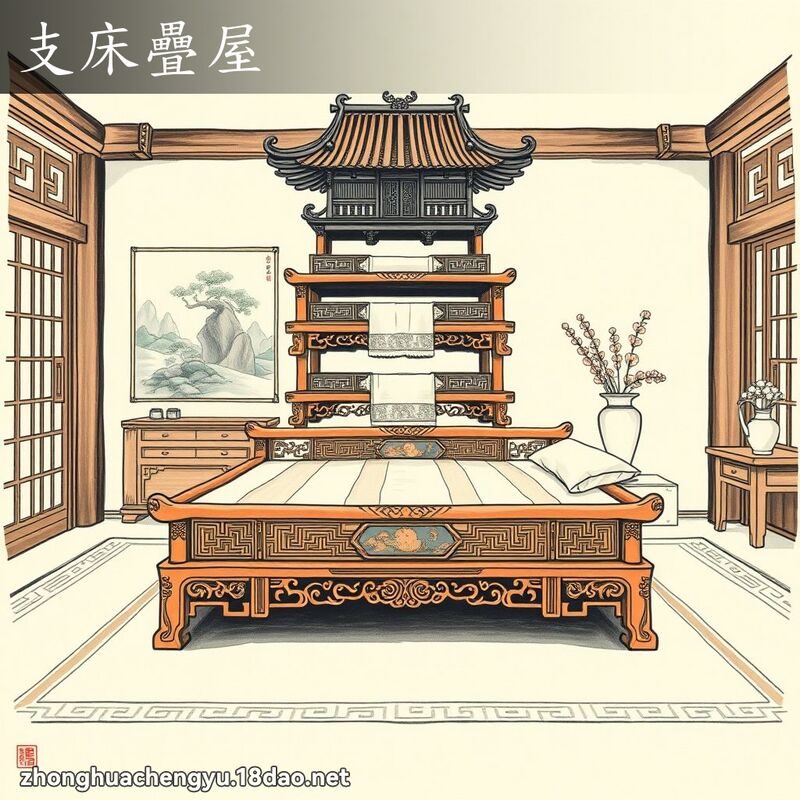 支床疊屋 配图
