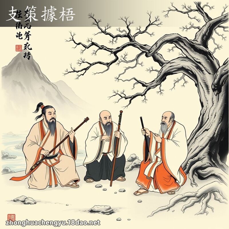 支策據梧 配图