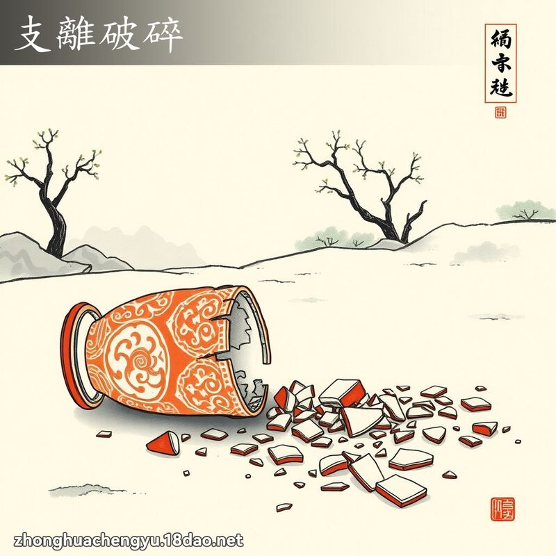 支離破碎 配图