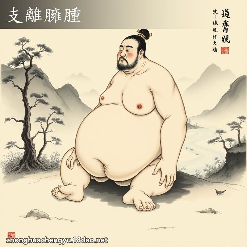 支離臃腫 配图