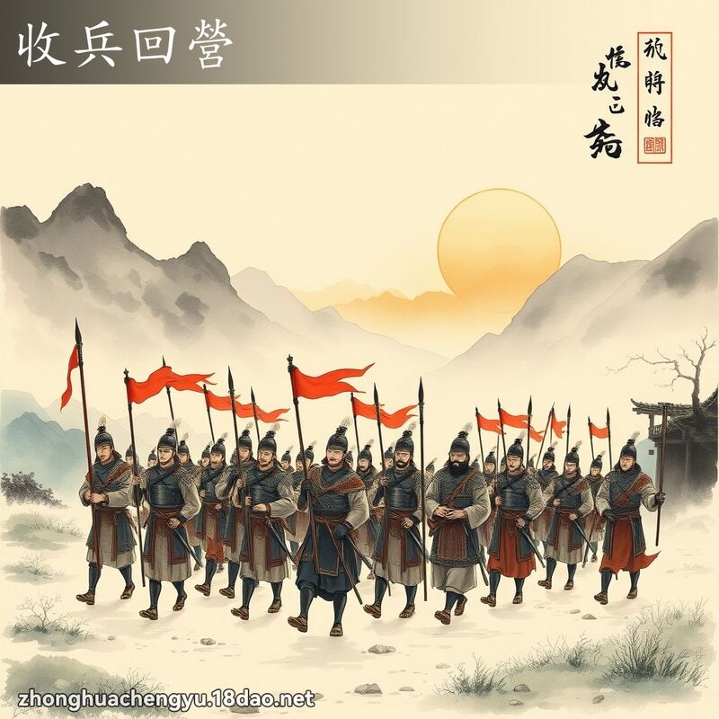 收兵回營 配图