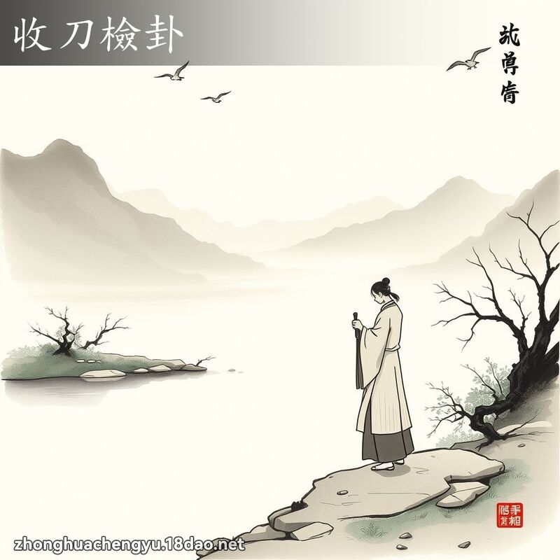 收刀檢卦 配图