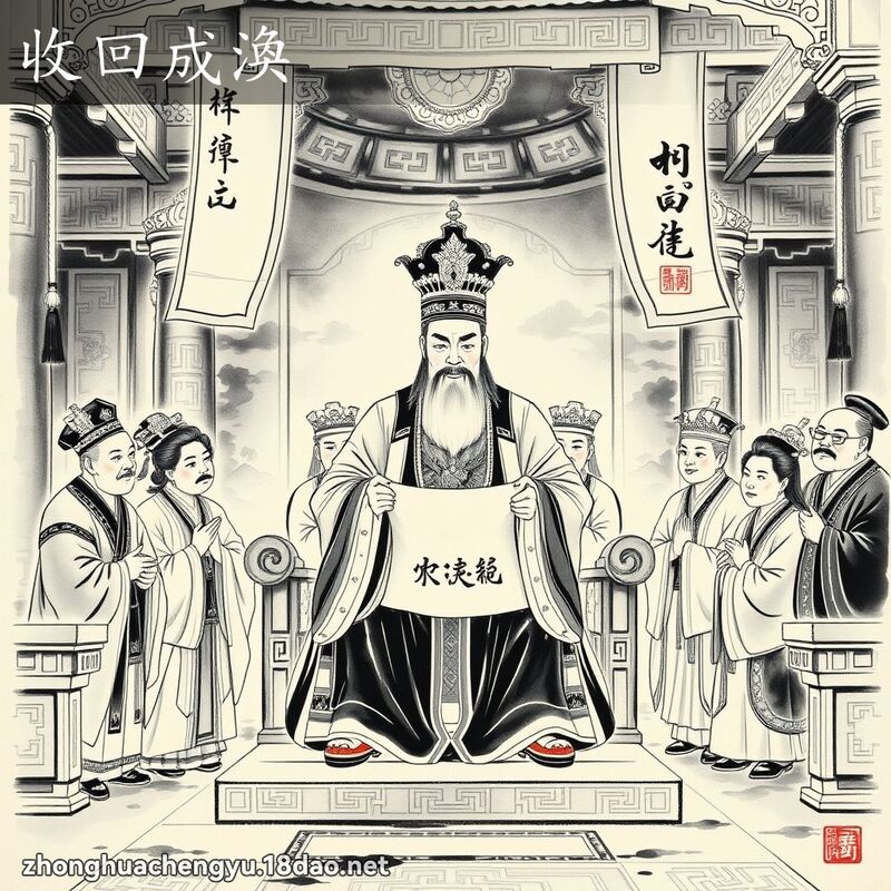 收回成渙 配图