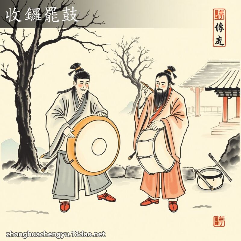 收鑼罷鼓 配图