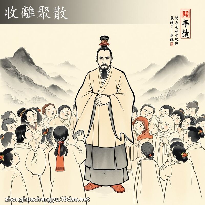 收離聚散 配图