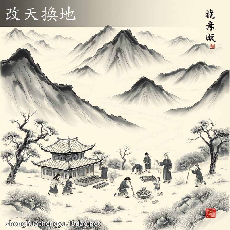 改天換地 配图