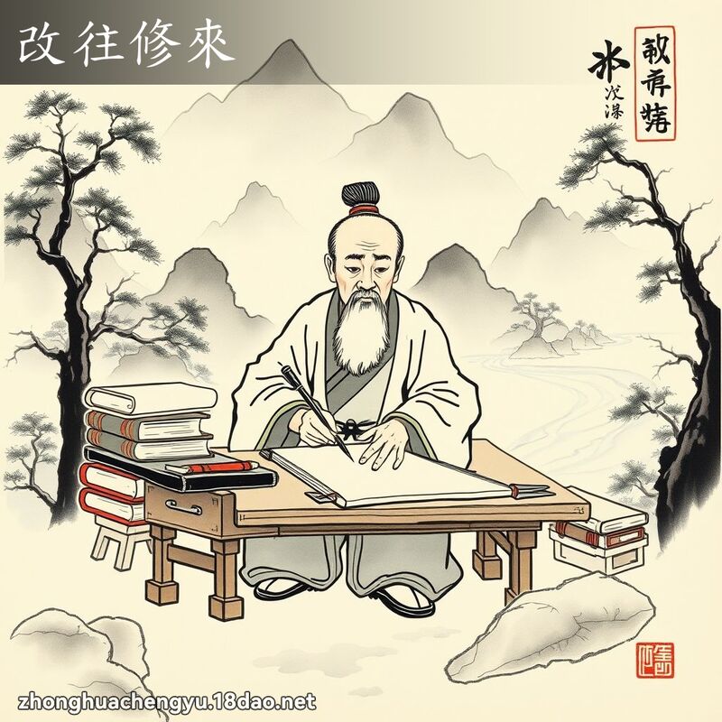 改往修來 配图