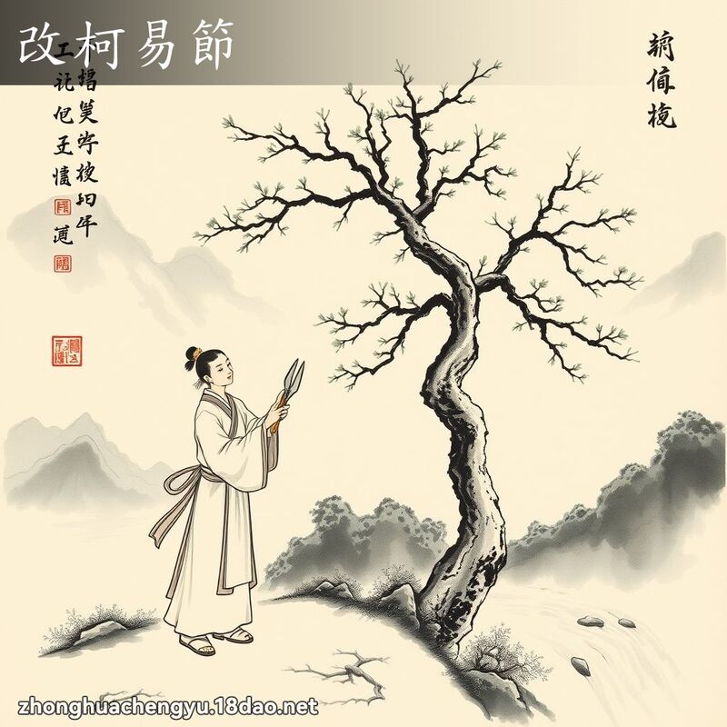 改柯易節 配图