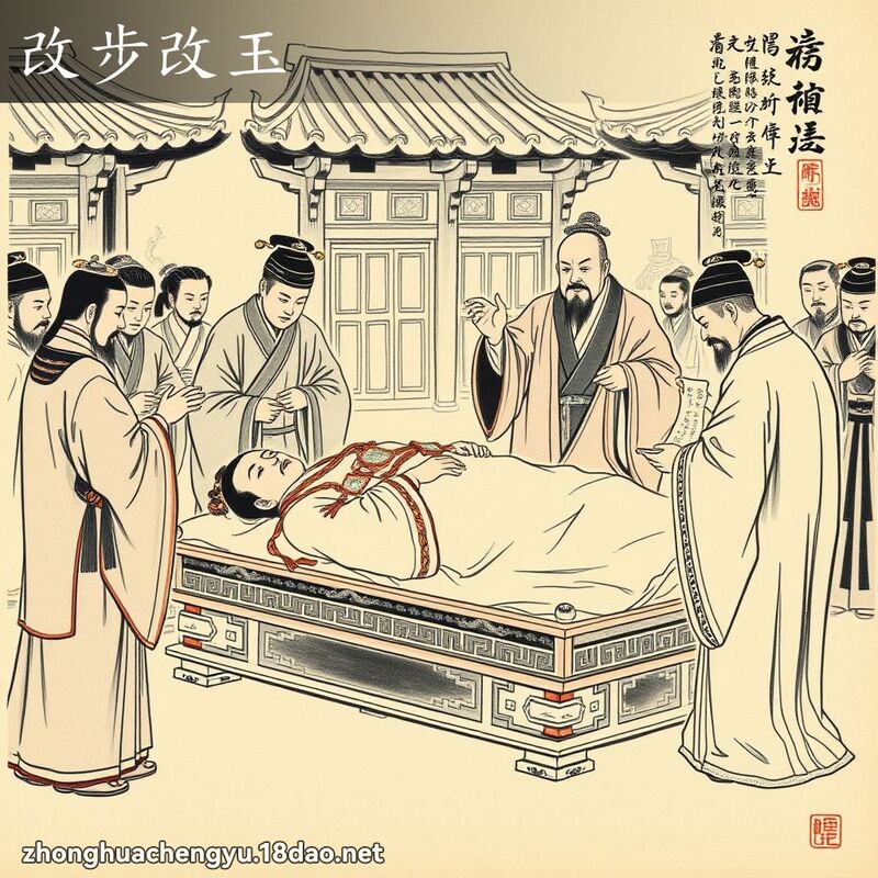 改步改玉 配图