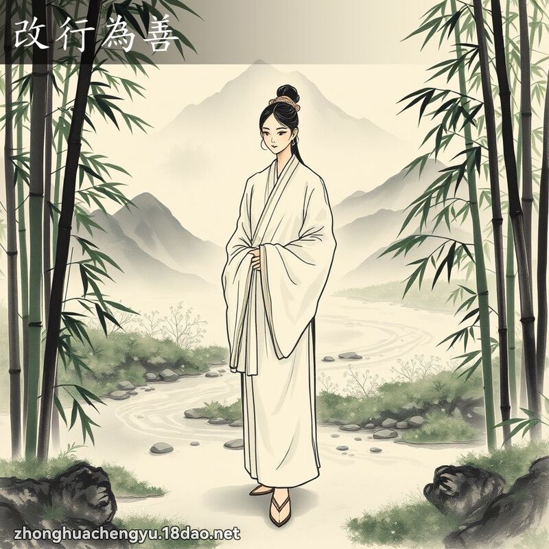 改行為善 配图